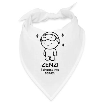 Zenzi – I Choose Me Today | Self Care Mood - Bandana - Weiß - Vorne
