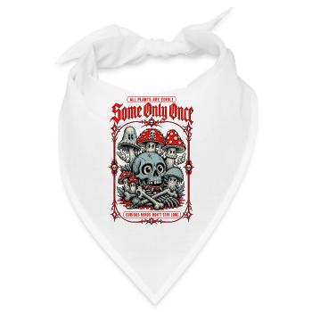 Einige nur einmal Bio-Pflanzenliebhaber - Bandana - Weiß - Vorne