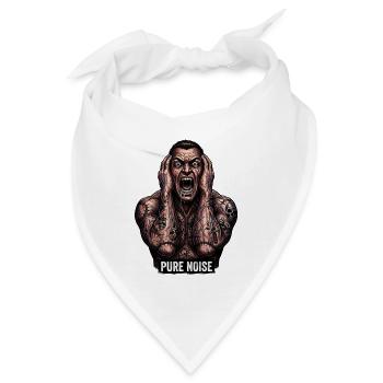 Pure Noise Screamer - Bandana - Weiß - Vorne