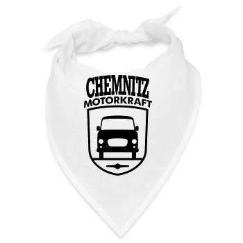 Barkas B1000 Motorkraft Chemnitz Wappen v1.2 - Bandana - Weiß - Vorne