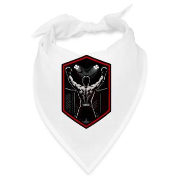 Kampfgeist Siegpose Mma - Bandana - Weiß - Vorne