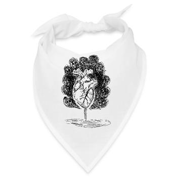 Herz und Geister - Bandana - Weiß - Vorne