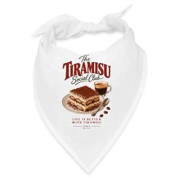 The Tiramisu Social Club - Bandana - Weiß - Vorne