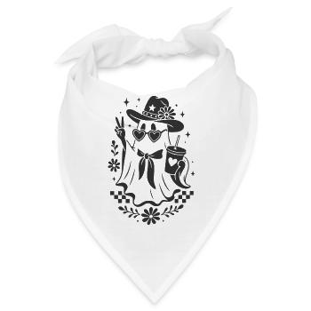 Cowgirl Geist - Bandana - Weiß - Vorne