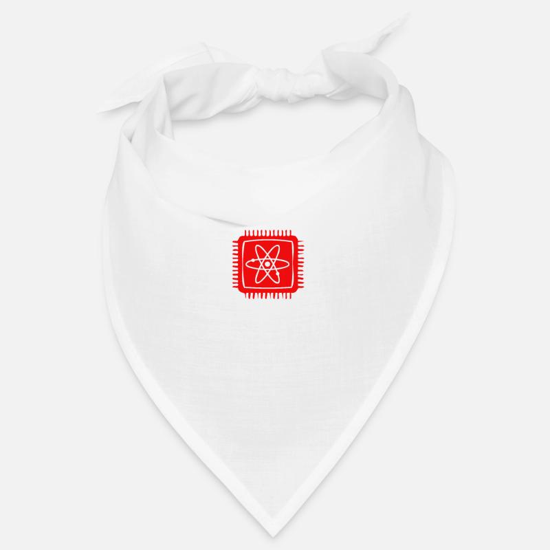 Quantum Computer Quantum Computer Physics Atom Chip - Bandana - white