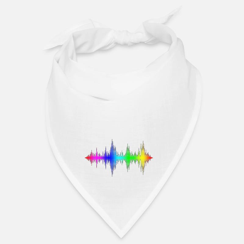 Music Equalizer Wellen bunt Bandana