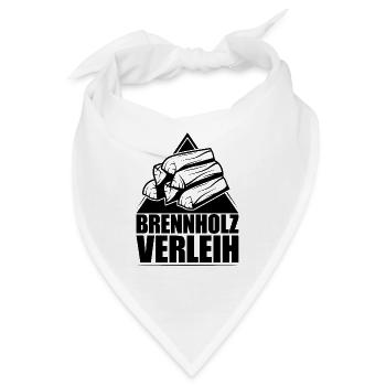 Brennholz Verleih - Bandana - Weiß - Vorne