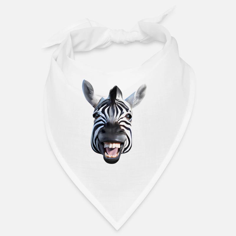 Broadly grinning zebra Bandana