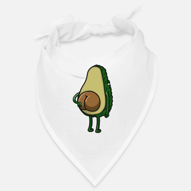 Avocado Funny Butt Bandana