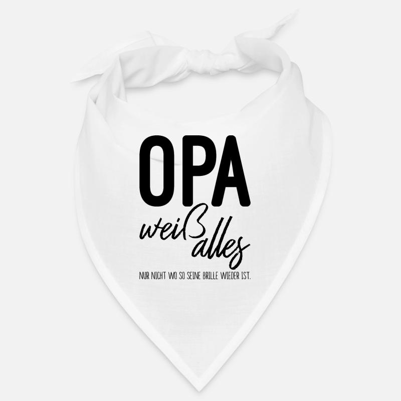Opa - Bandana - Weiß