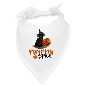 Pumpkin Spice - Bandana - Weiß - Vorne