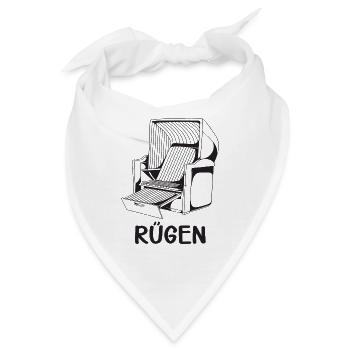 RÜGEN STRANDKORB - Bandana - Weiß - Vorne