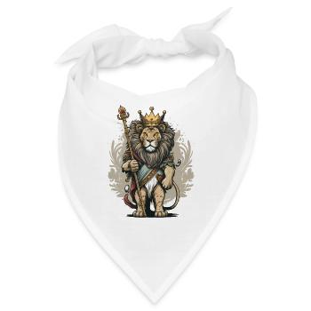 Roaring Kingdom - Bandana - Weiß - Vorne