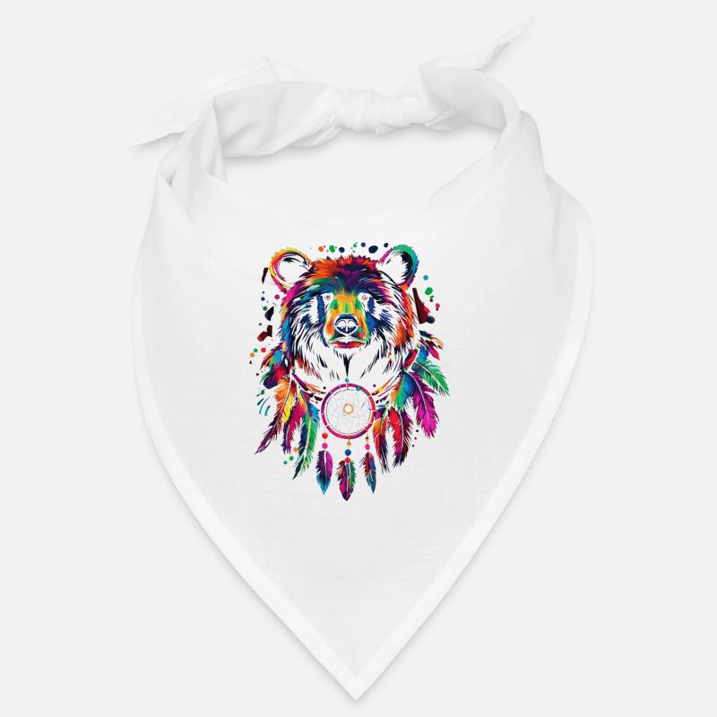 Bear with Dream Catcher Bandana