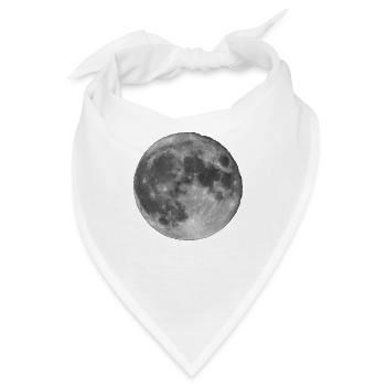 Vollmond - Bandana - Weiß - Vorne