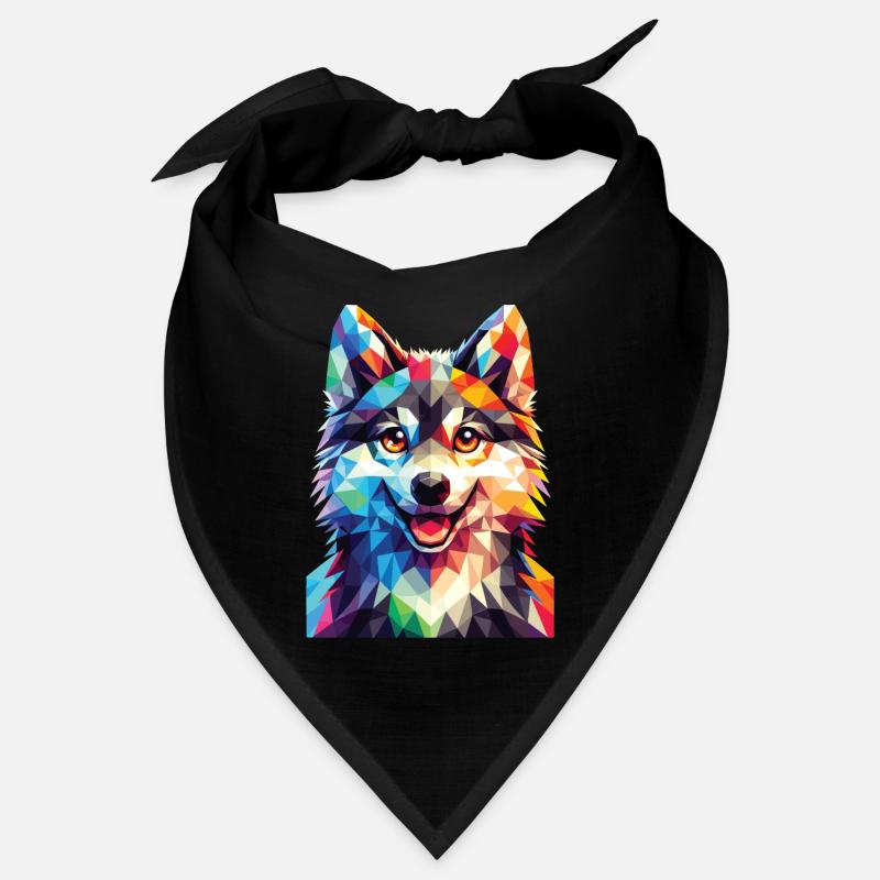 Polygon Wolf Bandana