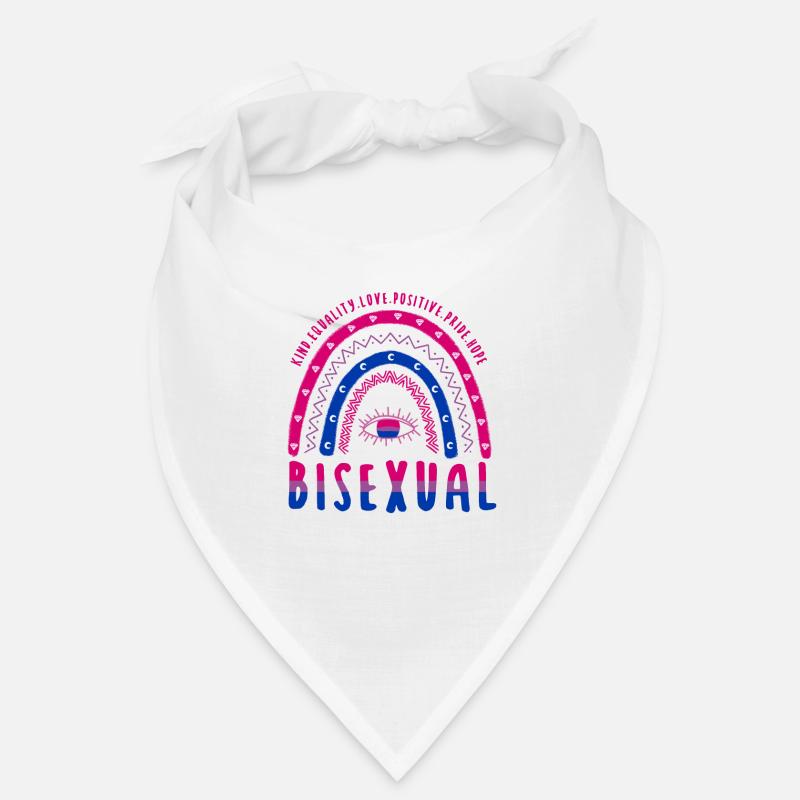 Boho Regenbogen LGBT Spruch Bisexuell Bandana
