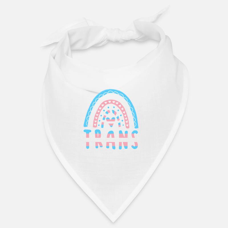 Trans Spruch Trans Pride Transgender Rainbow Bandana