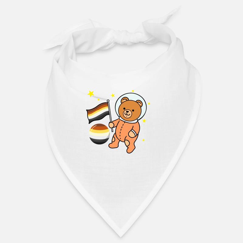 Mignon Ours Astronaute Gay Bear Pride Bandana