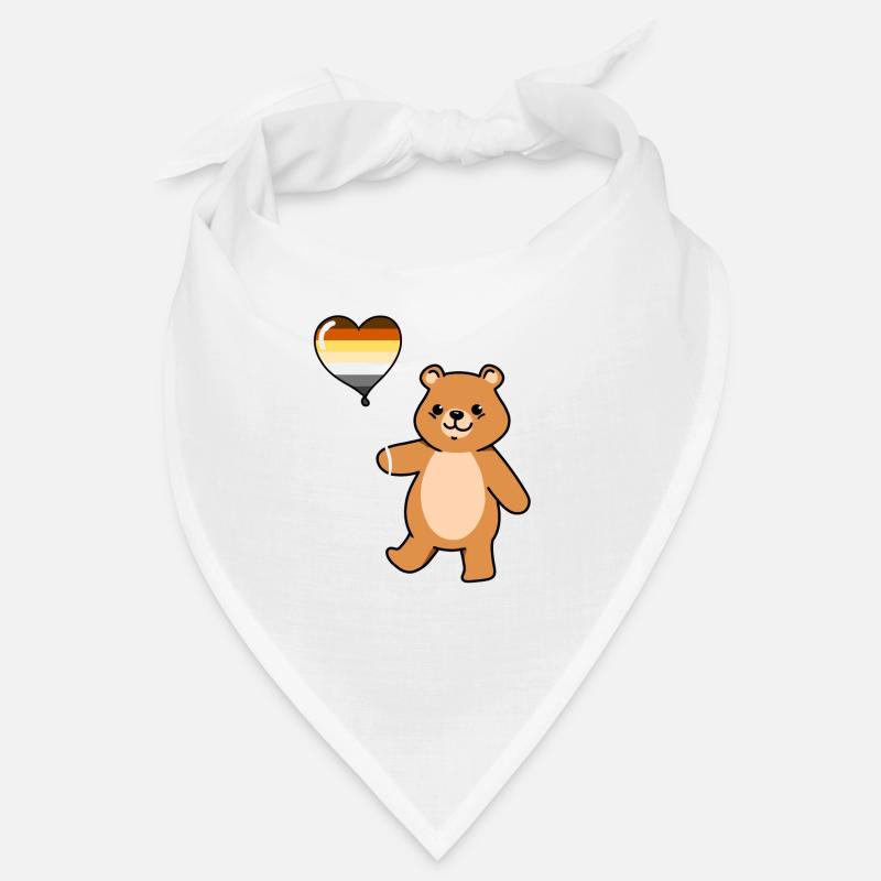 Teddy Bear Balloon Gay Bear Pride Bandana
