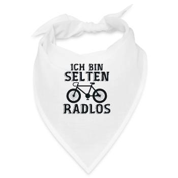 Ich Bin Selten Radlos - Bandana - Weiß - Vorne