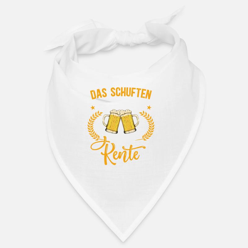 Das Schuften hat ein Ende! Es lebe die Rente Bandana