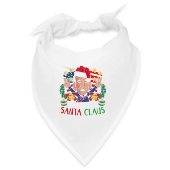 Lustiger Weihnachts-joe - Bandana - Weiß - Vorne