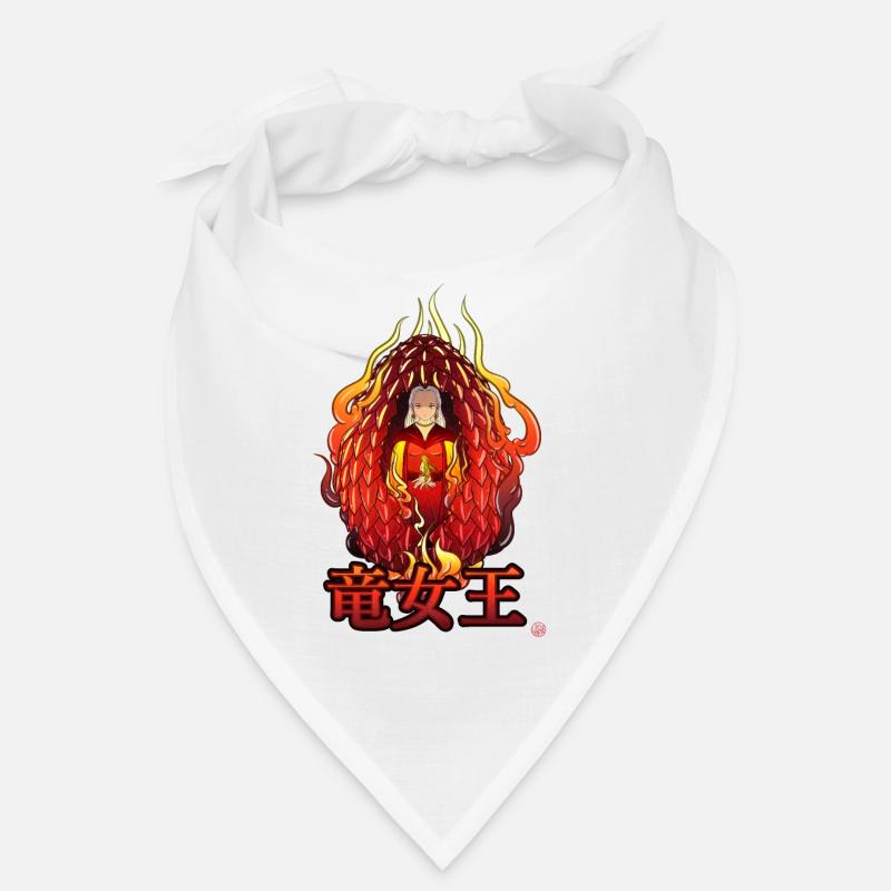 Königin der Drachen - Bandana - Weiß