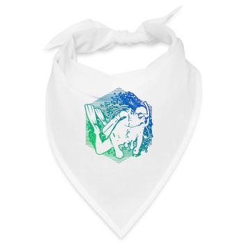 Diver Scuba Diver Diving Scuba Taucher - Bandana - Weiß - Vorne