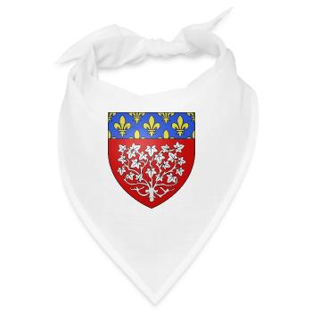 Wappen Amiens - Bandana - Weiß - Vorne