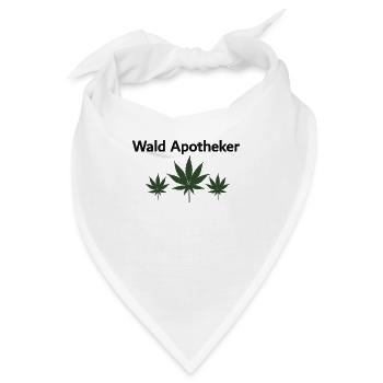 Wald - Apotheker Cappy Shirt Becher Hoodie Tasche - Bandana - Weiß - Vorne