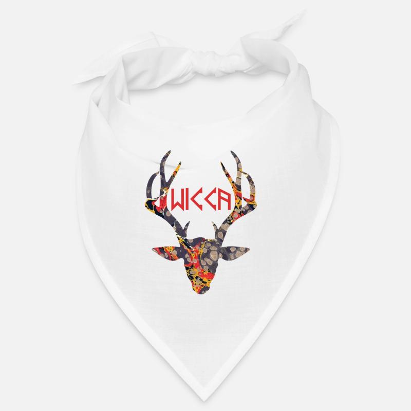 hirschkopf mit wicca e 202 Bandana