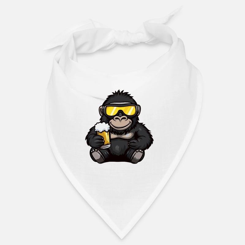 Gorilla Apres Ski Bier Comic Bandana