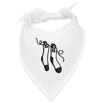 Socken Sockenpaar Socks - Bandana - Weiß - Vorne