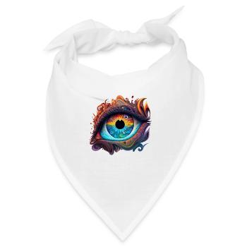 TRIPPY AUGE - Bandana - Weiß - Vorne