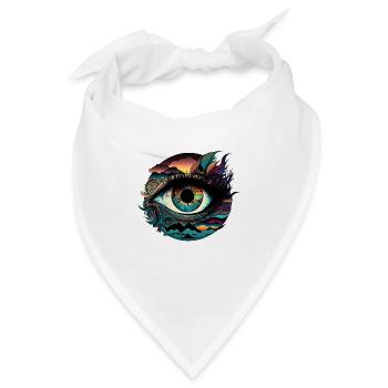 TRIPPY AUGE - Bandana - Weiß - Vorne