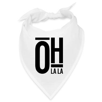 Oh La La - Bandana - Weiß - Vorne
