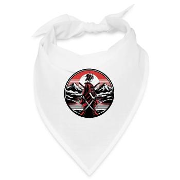 Kimono-Katana für Damen - Bandana - Weiß - Vorne
