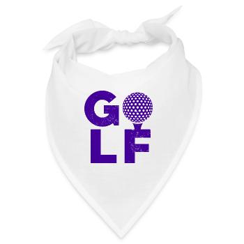 Golf - Golfclub Goldspieler Birdie Elite Luxus - Bandana - Weiß - Vorne