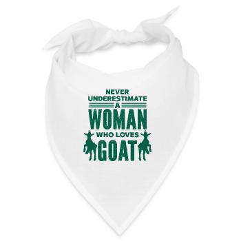 Ziege - Bock - Geiß - Bauernhof - Zoo - Urlaub - Bandana - Weiß - Vorne