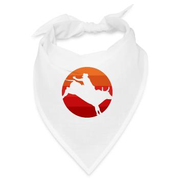 Bullenreiten Stierkämpfer Gift - Bandana - Weiß - Vorne
