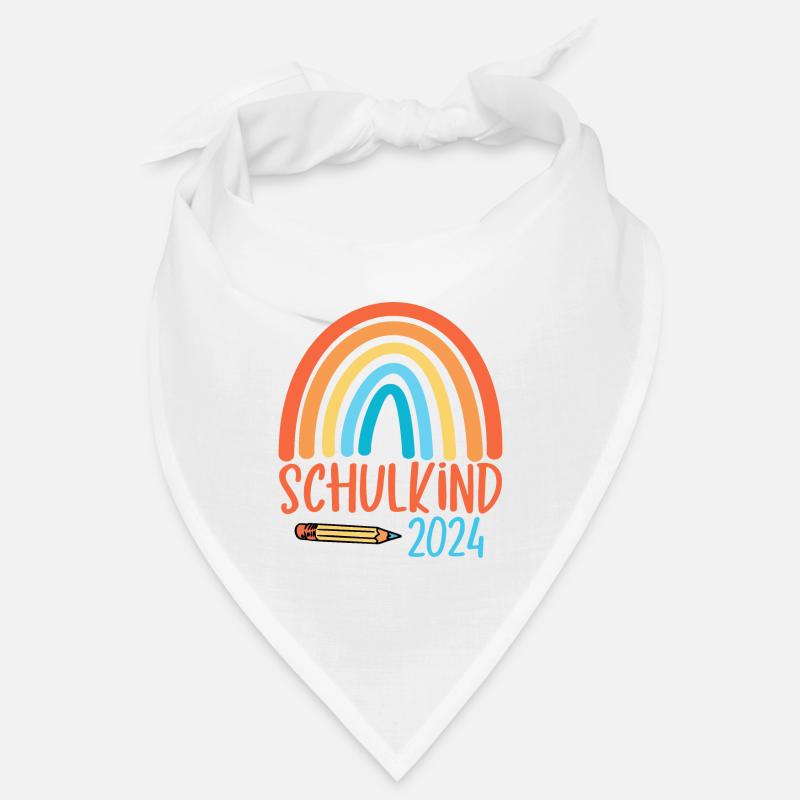 Schulkind 2024 - Bandana - Weiß
