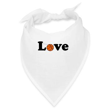 Love Basketball - Bandana - Weiß - Vorne