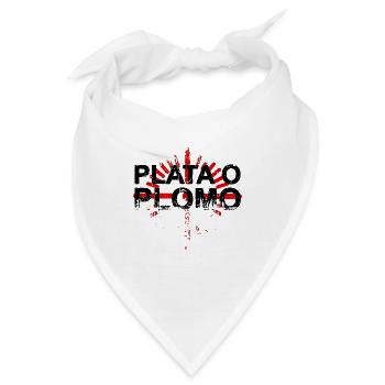 Plata o Plomo Narcos Medellin Kartel Kolumbien - Bandana - Weiß - Vorne