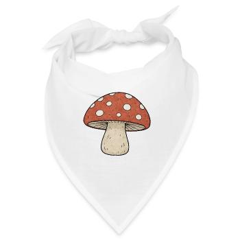 TINY ACTIVISTS | Pilz - Bandana - Weiß - Vorne