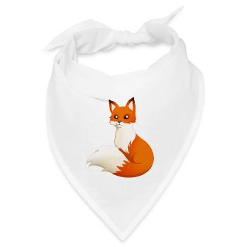 Fuchs - Bandana - Weiß - Vorne