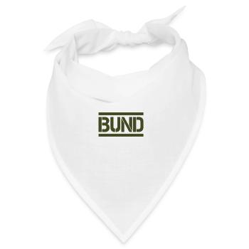 Bund Bundeswehr Abgänger Militär Wehrdienst BW - Bandana - Weiß - Vorne