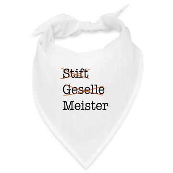 Meister - Bandana - Weiß - Vorne