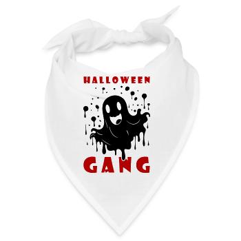 Halloween Gang Party - Bandana - Weiß - Vorne
