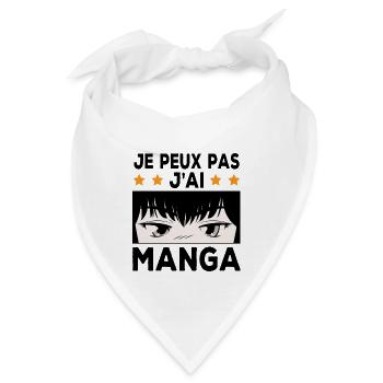 Ich kann keinen Manga haben - Bandana - Weiß - Vorne